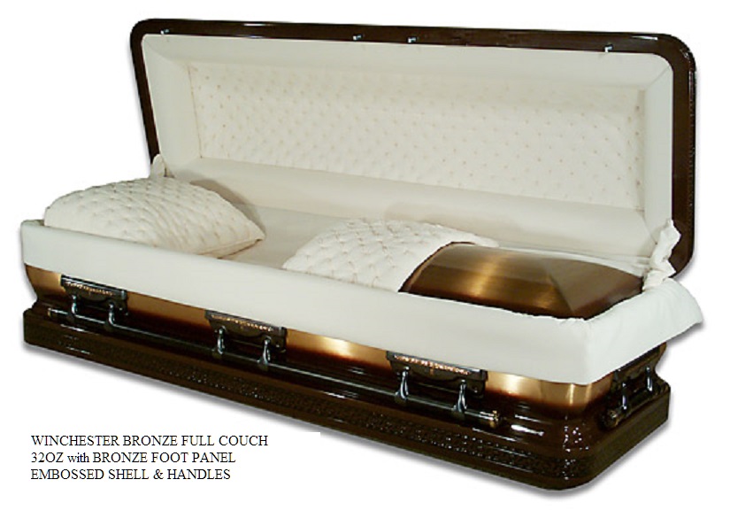 Casket: Winchester Full Couch Bronze