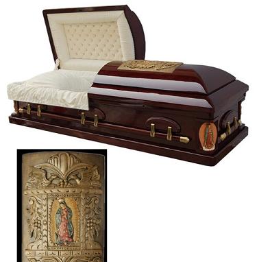 Picture of Golden Memory Top Choices and Keepsake Options Casket