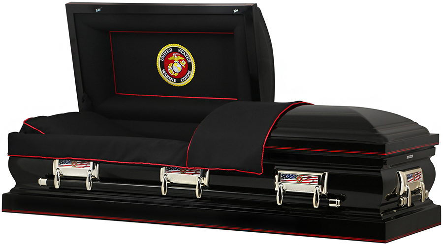 Picture of US MARINE CORP - HONOR STEEL CASKET Casket