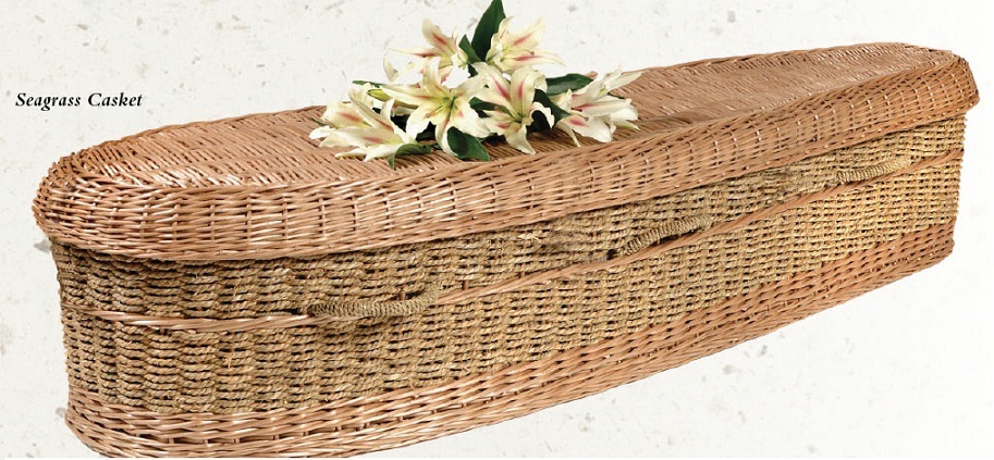 Picture of Seagrass Nature Burial Casket Casket