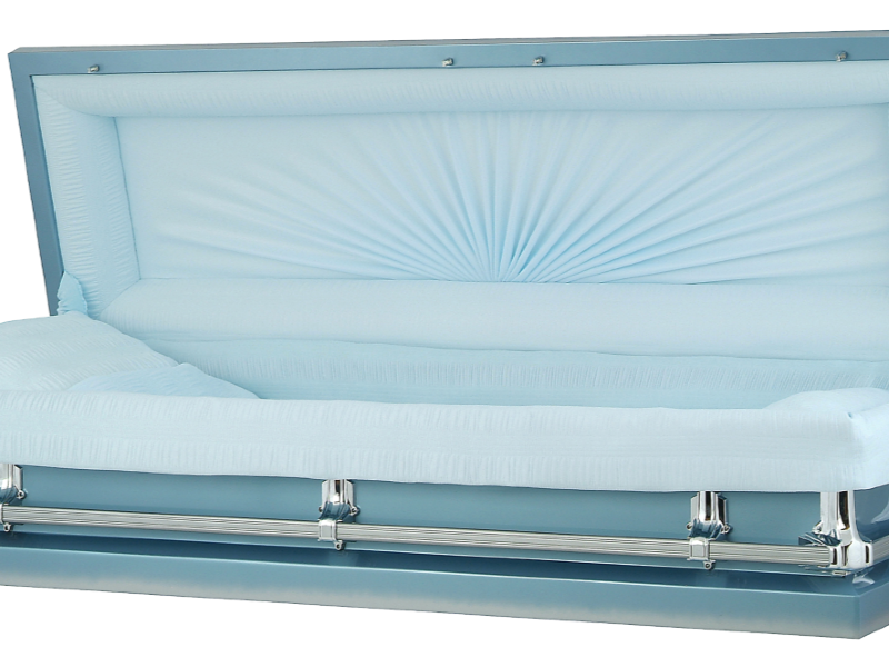 Full Coach Galaxy BLUE or WHITE Steel Casket