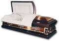 COPPER-BRONZE LA PIETA-LAST SUPPER Steel Casket