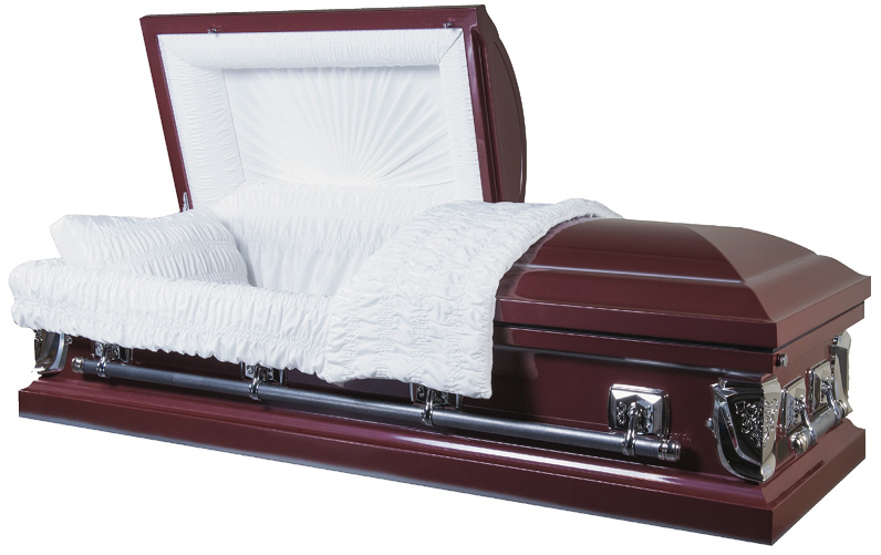 Regal Wineberry 20ga Steel Casket with Gasket/Lock