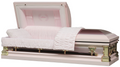 Mothers Orchid Pink Love Steel Casket