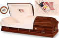 Marine Corp Poplar Wood Military Casket