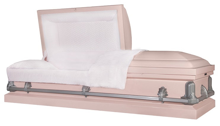 DIGNITY Carnation Pink 20 gauge Snap Lock Casket