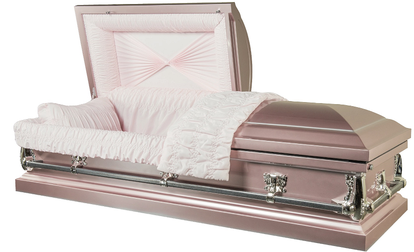 Imperial Lilac 20ga Steel Casket with Gasket & Lock