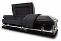 SHEPHERD BLACK - 20gauge Gasket/Lock Steel Casket