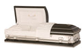 In God's Care EBONY MIRROR Steel Casket