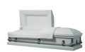 AMERICAN steel WHITE dignified casket