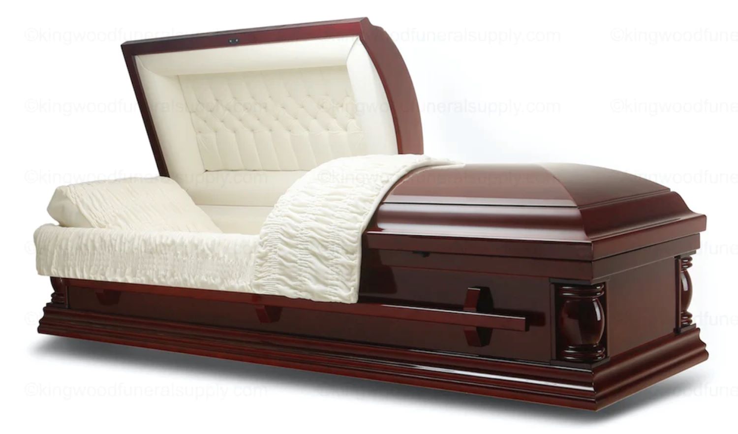 ELITE - Dark Cherry Veneer - Cremation or Burial Casket