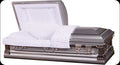 Corinthian Pewter Silver 18gauge Steel Casket
