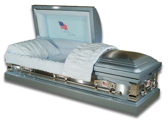 In Honor of Your Service -  Veterans Casket