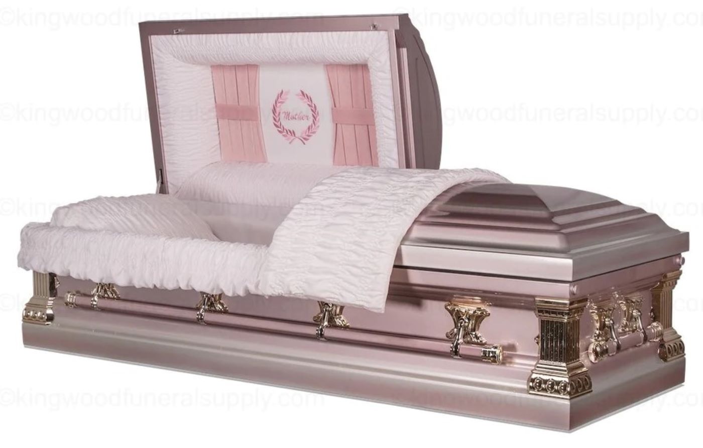 MOTHER Orchid & Pink Steel Casket