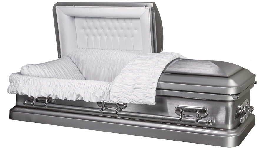 HERITAGE SILVER 18 Gauge Steel Casket