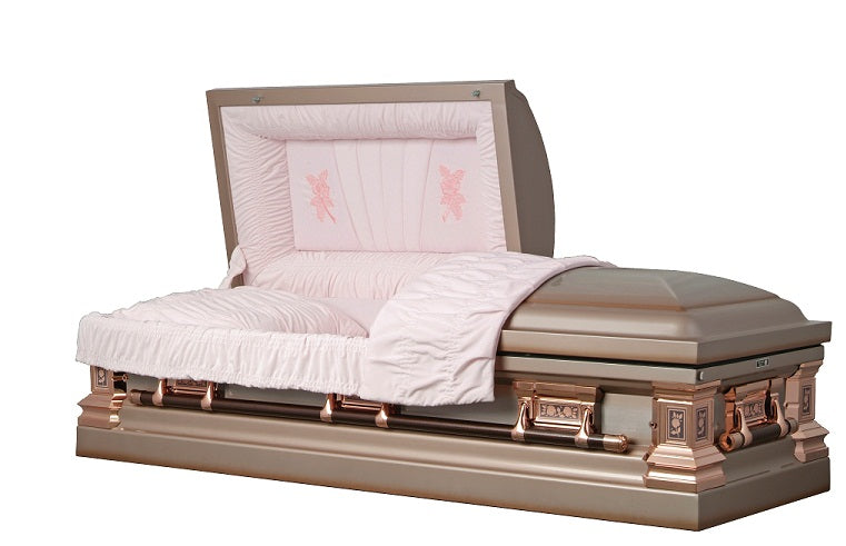 Stainless Steel - Tapestry Rose Casket