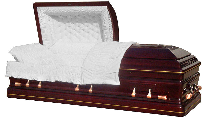 Senator Trimmed Solid Hardwood Casket