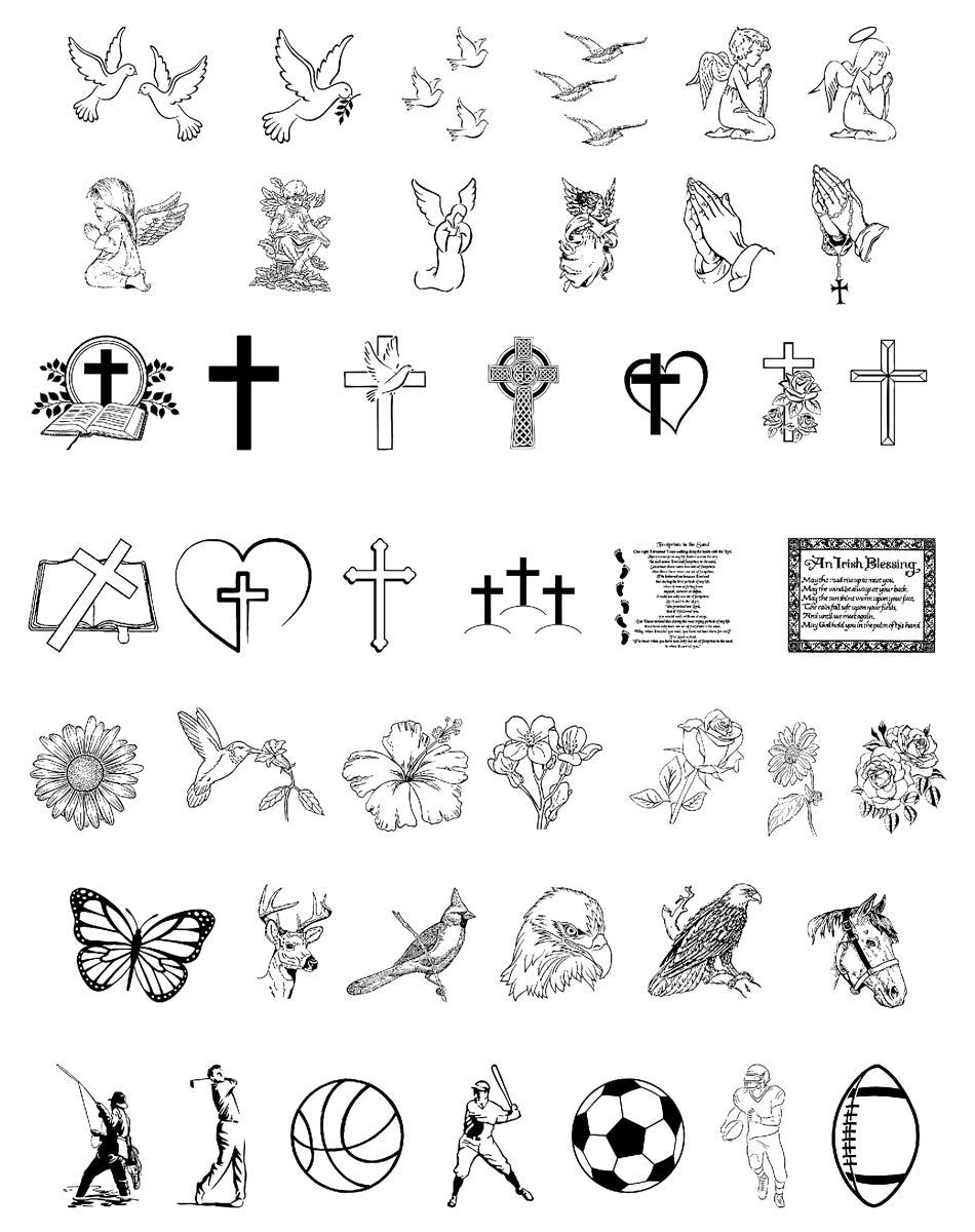 Cultured Granite Colors, Engraving and Emblems
