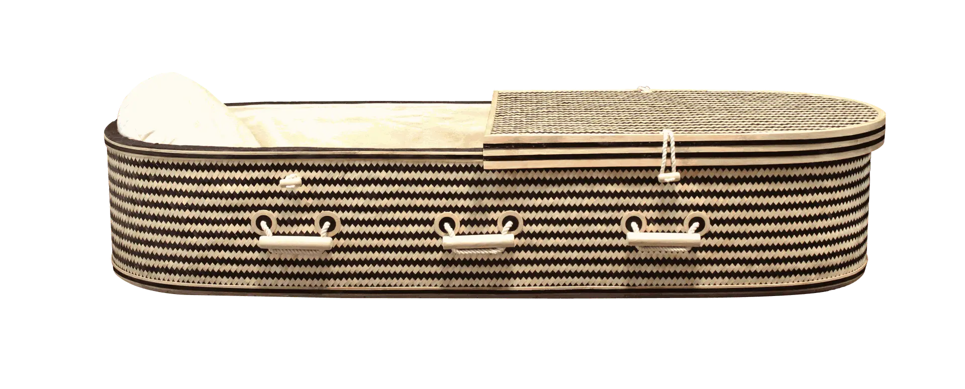 The Hampshire Bamboo Herringbone Casket