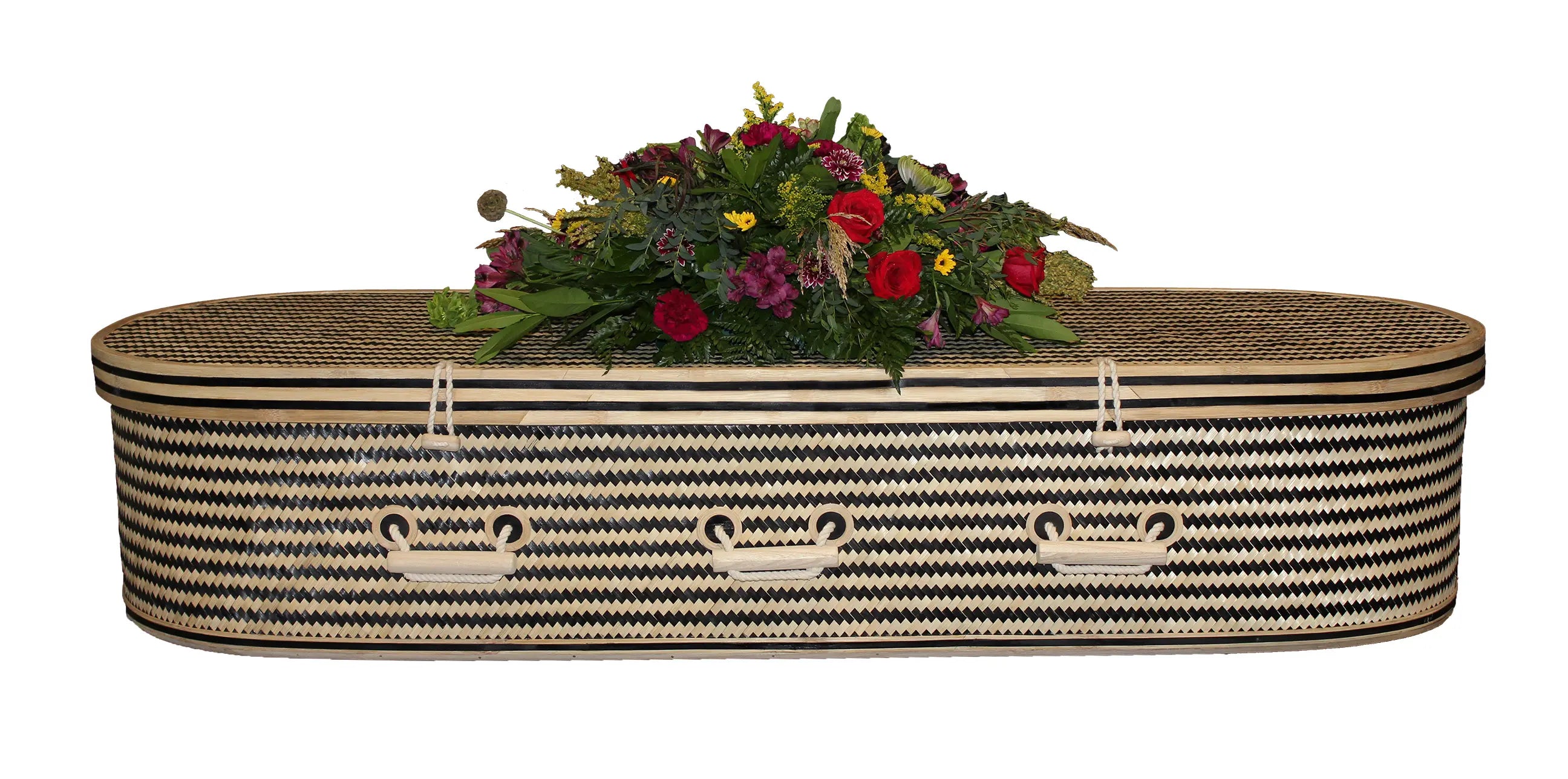 The Hampshire Bamboo Herringbone Casket