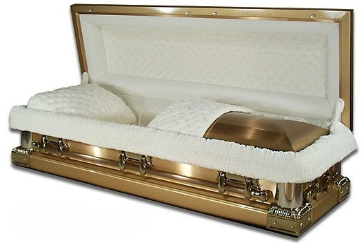 Corinthian - Bronze 32oz Solid Bronze Casket