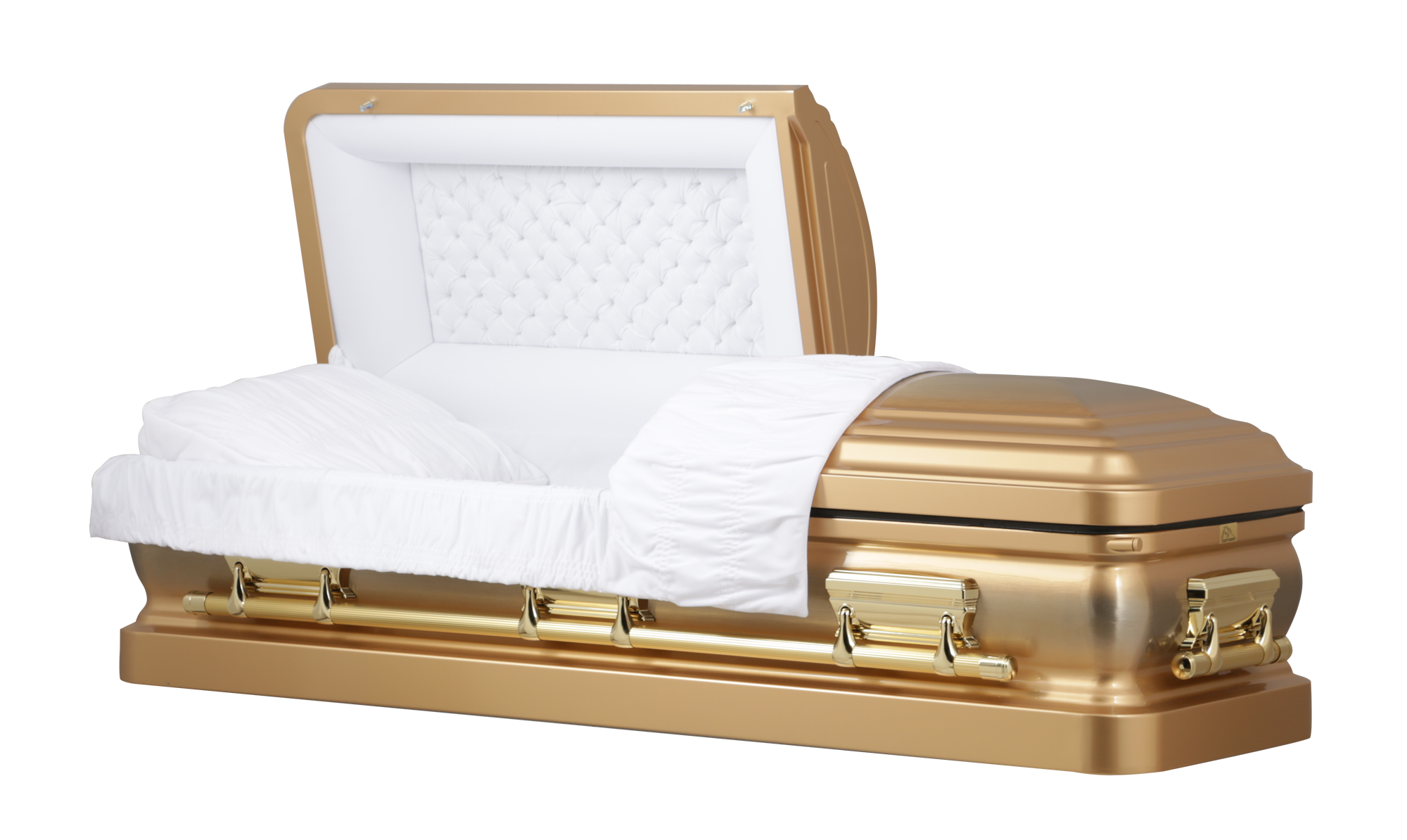 Masterpiece - Gold 18 gauge Brushed Casket