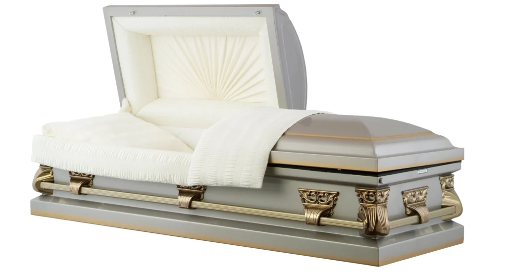 Troy - Orchid 20 Gauge Steel Casket