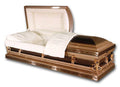 Florence Bronze Stamped Design Steel Casket