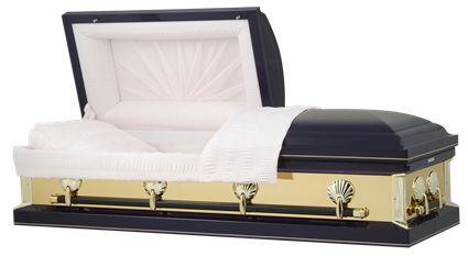 Purple Haze Gold Mirror Casket
