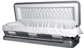 LIBERTY ROYALE SILVER full-coach Steel Casket