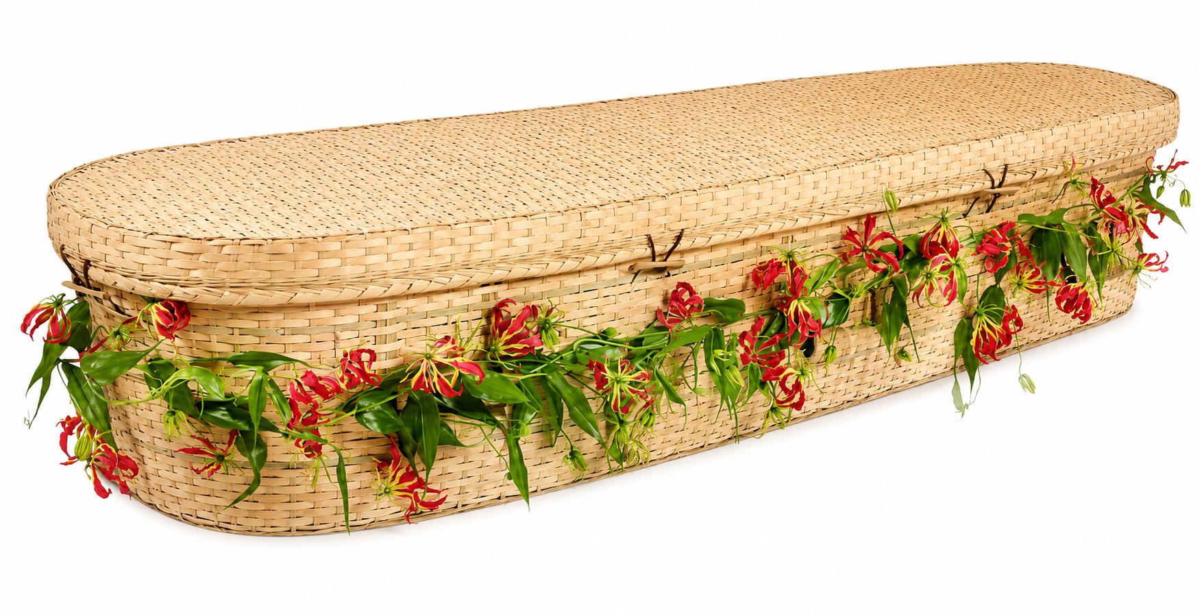 Bamboo Berkshire - Eco-Friendly Hand Woven Casket