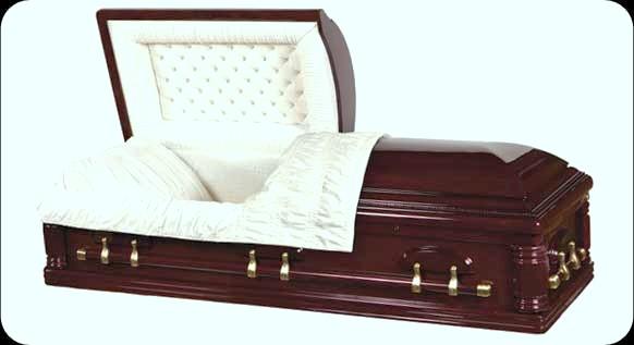 Grecian Solid Cherry Casket
