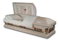 Snow Pink Traditional Steel Casket