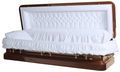 Tiger Eye Bronze Finished full-coach Steel Casket