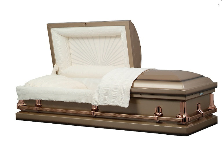 American Coppertone Metal Casket