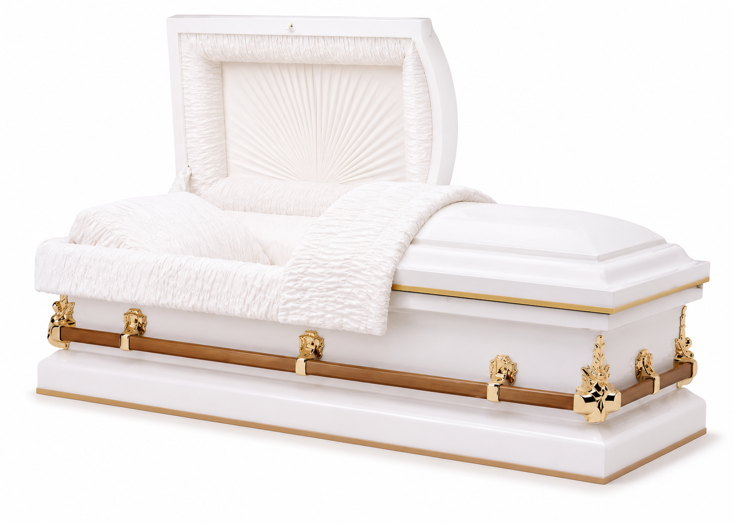 Praying Angel - White 20 Gauge Steel Infant & Youth Casket