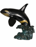 Orca's Song - Solid Bronze Cremation Urn