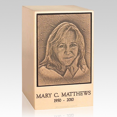 Photo of Bronze SINGLE Lasting Memories Urn Urn