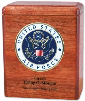 Photo of Keepsake Military Wood Urn Urn