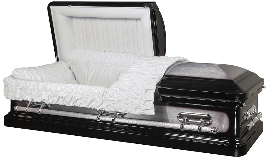 Picture of HERITAGE BLACK metal casket Casket