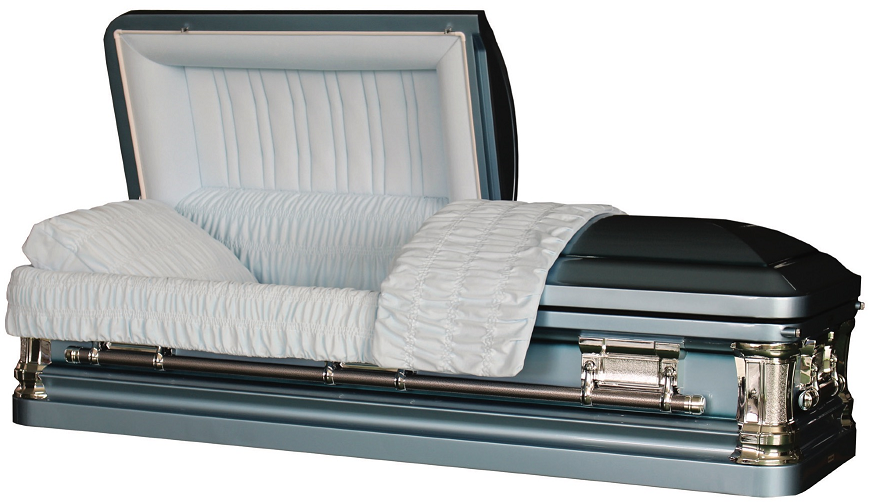 Picture of NOBLE SKYBLUE metal casket Casket
