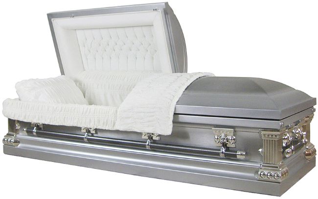 Casket: A - STAINLESS STEEL - SILVER REFLECTIONS