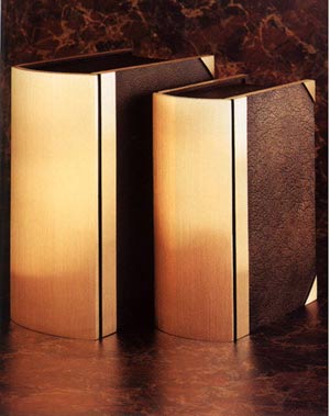 Photo of MOROCCO Bronze Individual  & Companion Book Urn Urn